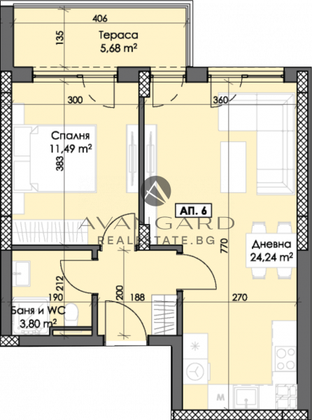 ДВУСТАЕН АПАРТАМЕНТ В ТРАКИЯ !!! ОТЛИЧНА ЦЕНА !!!