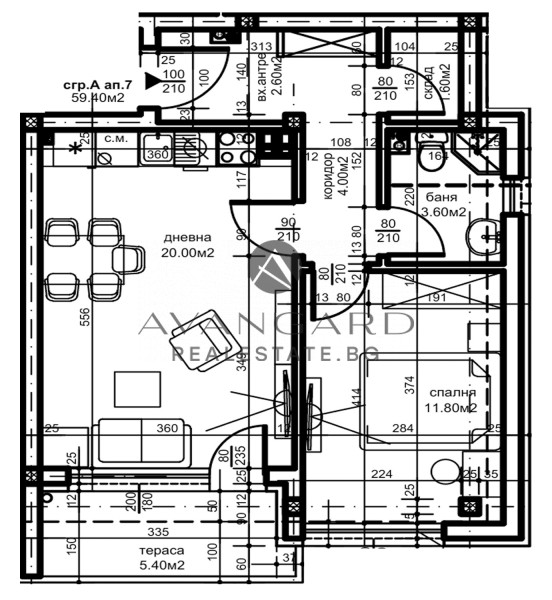 Two-room apartment