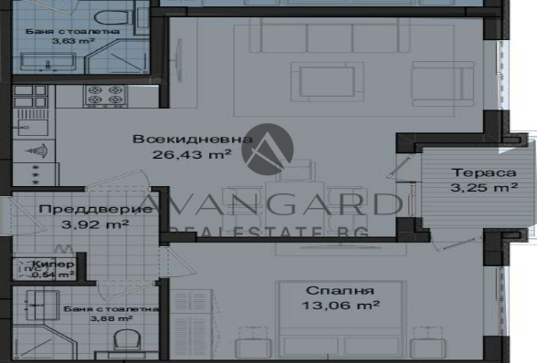 ИЗГОДНО! ДВУСТАЕН НОВА СГРАДА