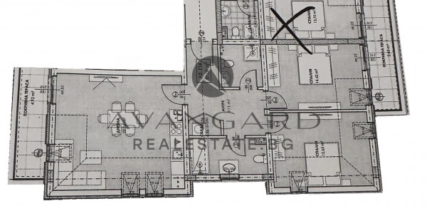 Three -bedroom with act 14 in a small building