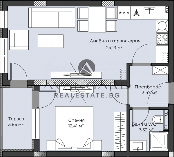 TWO-ROOM NEW BUILDING / SMYRNENSKI