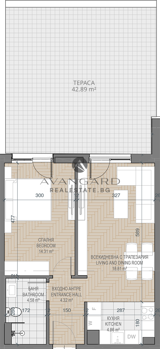 TWO BEDROOM/LUXURY NEW BUILDING