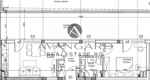 ПРЕД АКТ 16! Двустаен ТРАКИЯ ПОЛИКЛИНИКАТА
