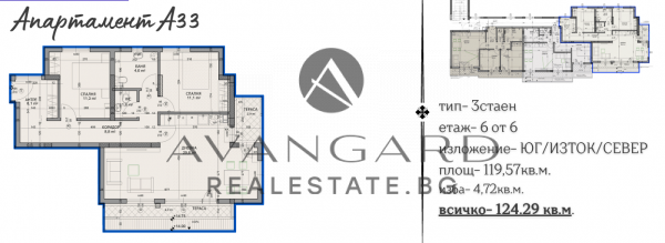 Two -bedroom apartment! Smirnenski!