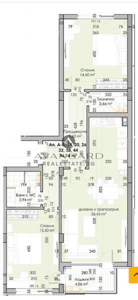 THREE-ROOM APARTMENT WITH PARKING SPACE/ SOUTH