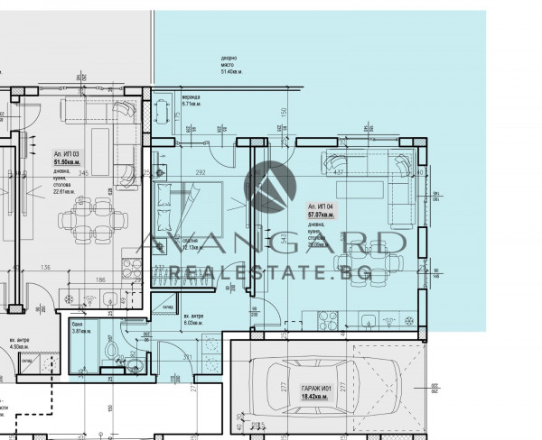 ДВУСТАЕН АПАРТАМЕНТ В НОВА ЛУКСОЗНА СГРАДА/ ЮЖЕН