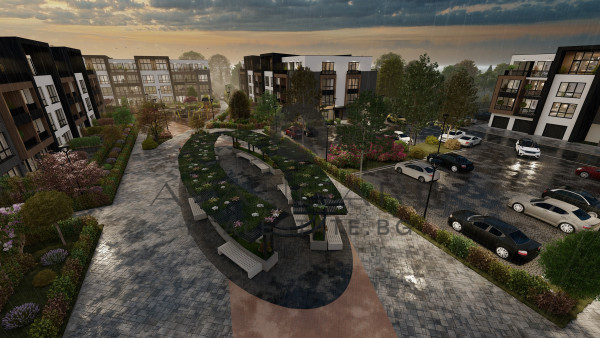 Комплекс от малки сгради в Остромила