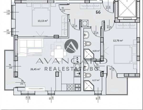 ТРИСТАЕН апартамент / Марица