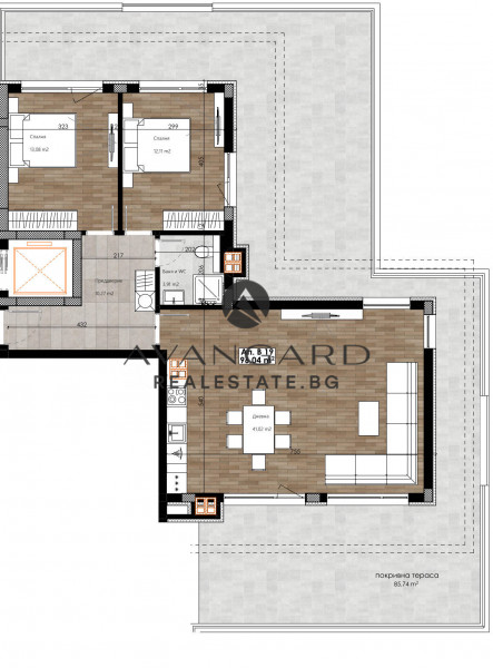 ТРИСТАЕН В ЛУКСОЗНА СГРАДА С АКТ 16