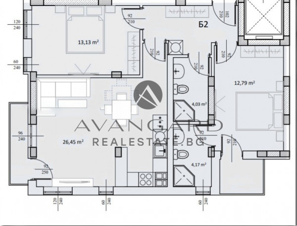 ТРИСТАЕН апартамент / Марица