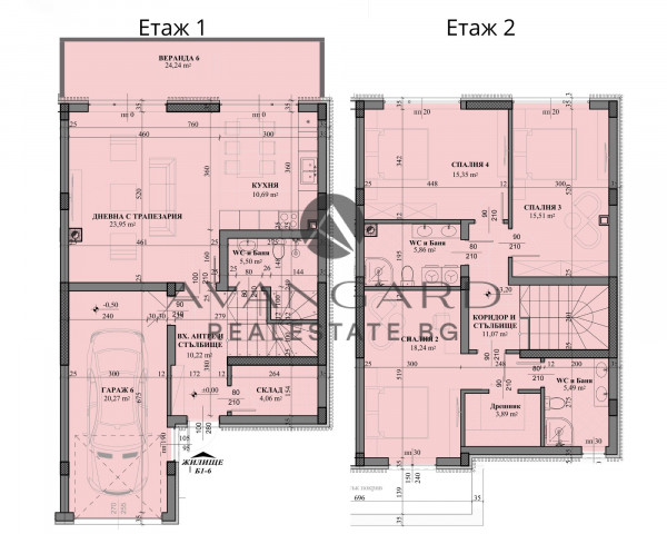 ДВУЕТАЖНА КЪЩА С ДВОР И ГАРАЖ в с.МАРКОВО!