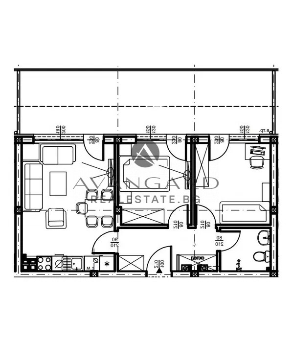 TWO-ROOM WITH OPTION FOR THREE-ROOM