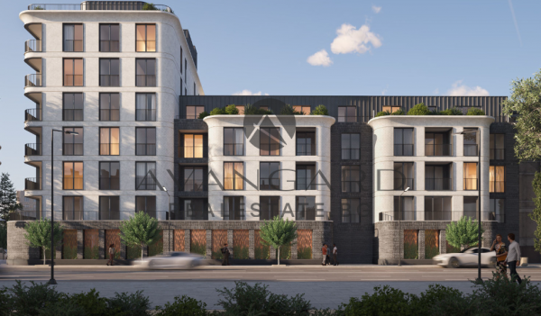 A two -bedroom apartment in a new luxury building/ central station
