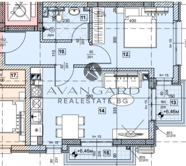 One bedroom apartment BEFORE ACT 15