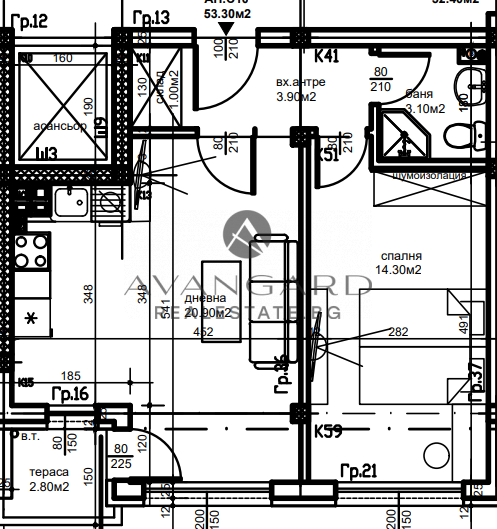 One bedroom apartment