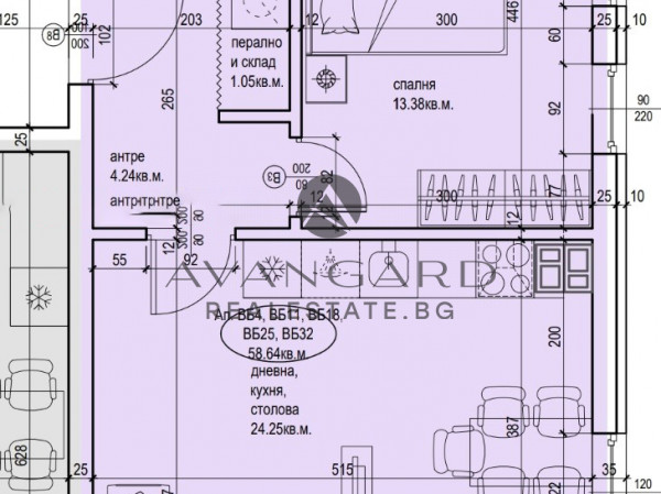 In front of Act 16! Two -bedroom Kamenitsa 2