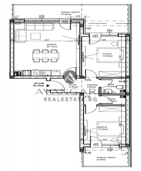 3-room apartment