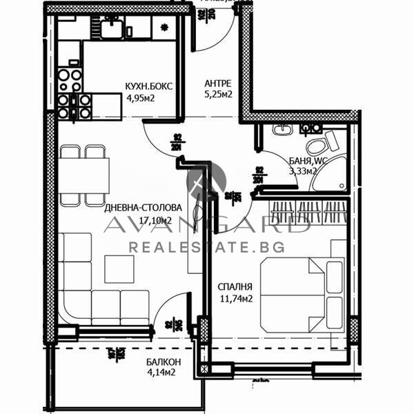 One-room apartment / Thrace