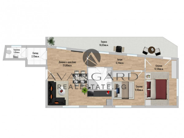 Three-room Apartment/ Top Location