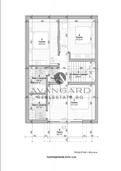 Two -storey house with Act 16 in Markovo