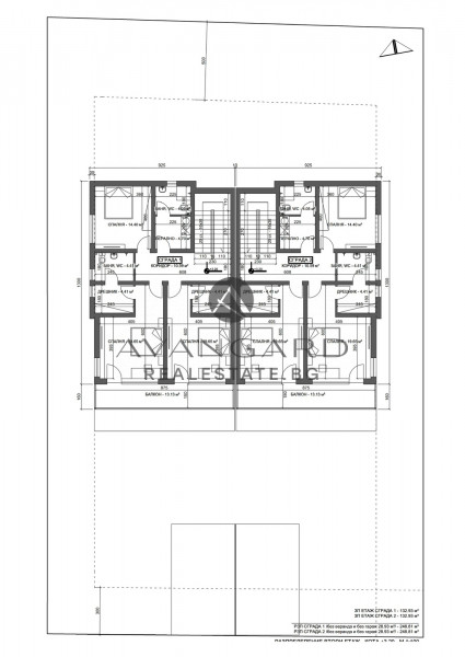 TWO TWIN HOUSES WITH ACT 14