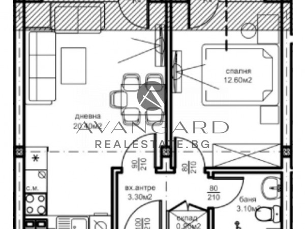 TWO-ROOM APARTMENT WITH PARKING SPACE! ACT14! STORMILLA!