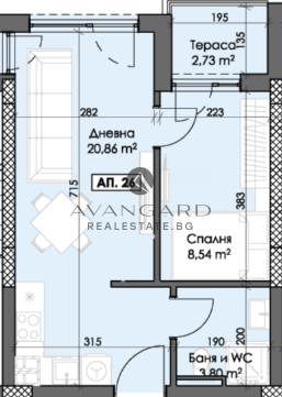 One bedroom apartment in Thrace !!! Excellent price !!!