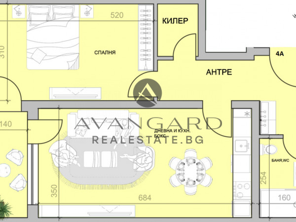 ACT 16! One bedroom NEW BUILDING