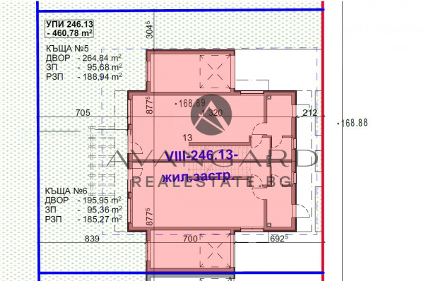 КЪЩА С ГАРАЖ И ДВОР/ ПРОСЛАВ