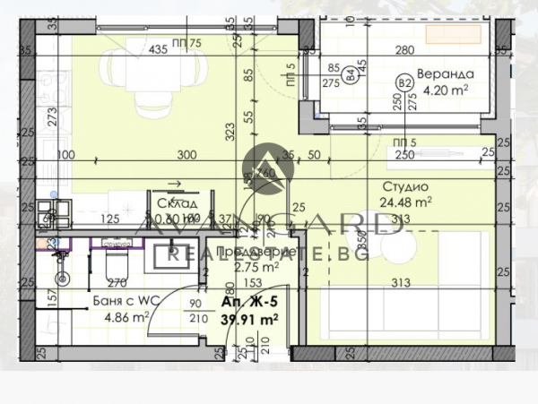ЕДНОСТАЕН апартамент/ Остромила