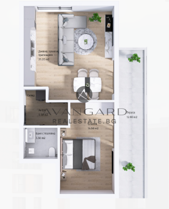 One -bedroom in a luxury building / Mall Plovdiv