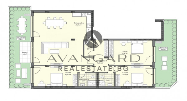 FOUR-ROOM APARTMENT, SQUARE OSTROMILA