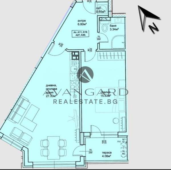 ACT 16! One-bedroom apartment with parking space Hristo Smirnenski