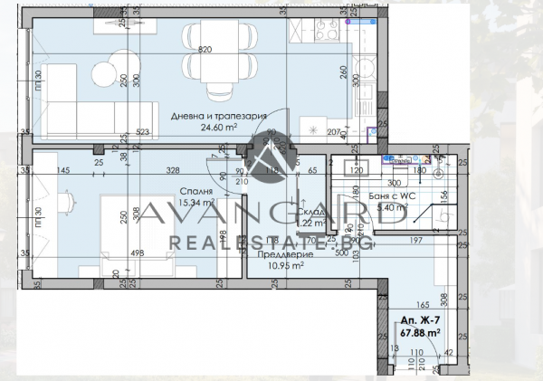 Двустаен апартамент в малка сграда / Остромила