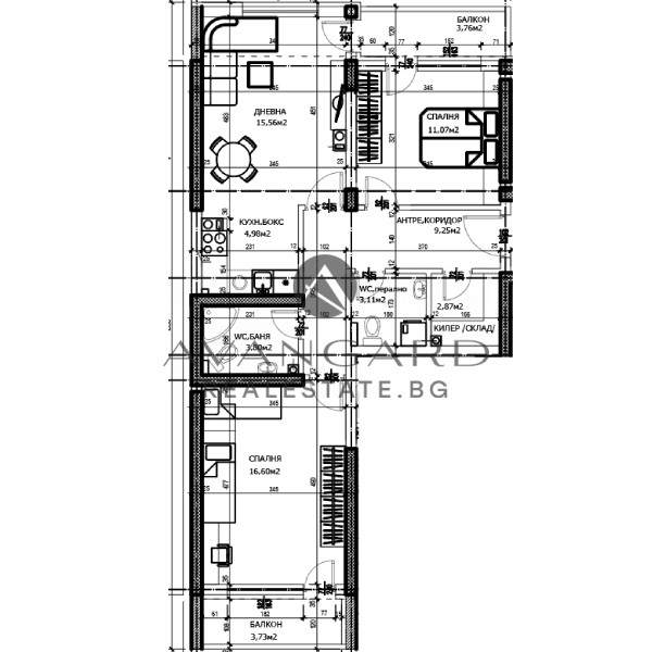 A two -bedroom furnished apartment in Thrace !!!