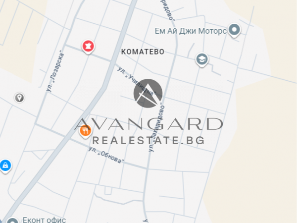 Парцел 821 кв.м. с възможност за 2050-2500 РЗП / Коматево