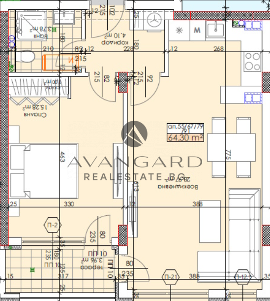 ДВУСТАЕН АПАРТАМЕНТ С АКТ14! ТРАКИЯ!