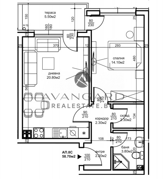 2-стаен апартамент