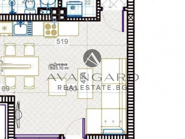 Two-room apartment with act 14!