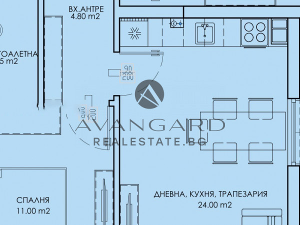 ТРИСТАЕН АПАРТАМЕНТ! ГРЕБНА БАЗА!