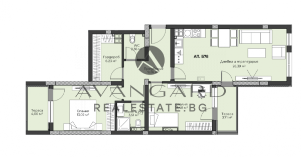 ACT 16 !THREE-ROOM NEW BUILDING / SMYRNENSKI