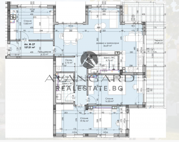 Четиристаен апартамент /Остромила