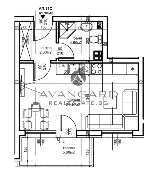 1-стаен апартамент
