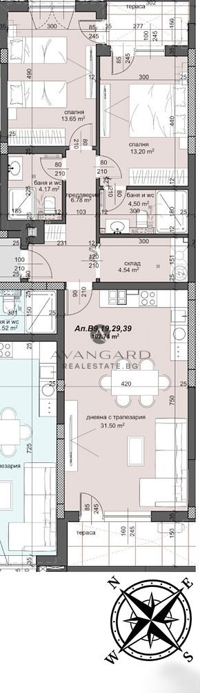 ТРИСТАЕН АПАРТАМЕНТ ПРЕД АКТ15! ТРАКИЯ!