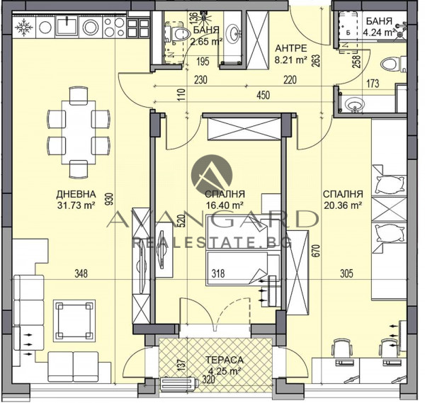 АКТ 14! Тристаен апартамент с ГАРАЖ