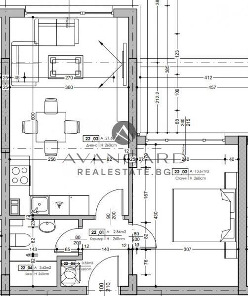 One bedroom Kyrshiaka