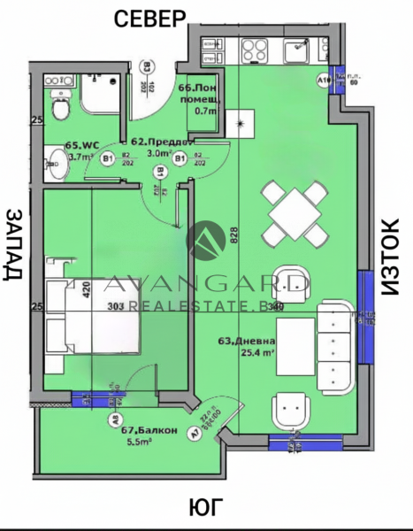 ДВУСТАЕН АПАРТАМЕНТ С ПАРКОМЯСТО В ЦЕНАТА / БЕЛОМОРСКИ
