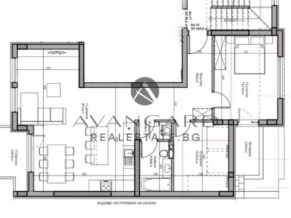 ТРИСТАЕН АПАРТАМЕНТ С АКТ14! КЮЧУК ПАРИЖ!
