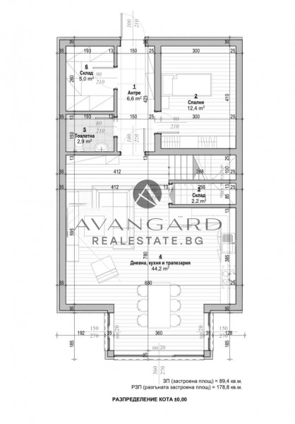 Two -storey house with Act 16 in Markovo