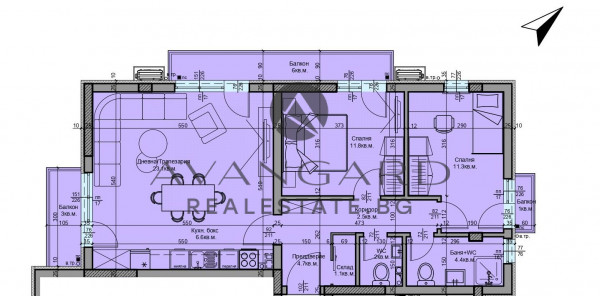 ТРИСТАЕН АПАРТАМЕНТ! с.БЕЛАЩИЦА